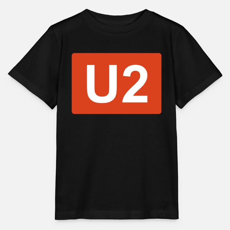 Berlin U-Bahn Linie U 2 Schild - Stanley/Stella Kinder T-Shirt MINI CREATOR  - Schwarz