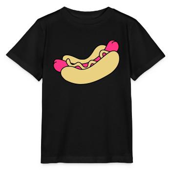 Hot Dog - Stanley/Stella Kinder T-Shirt MINI CREATOR  - Schwarz - Vorne - Mikhail (115cm)
