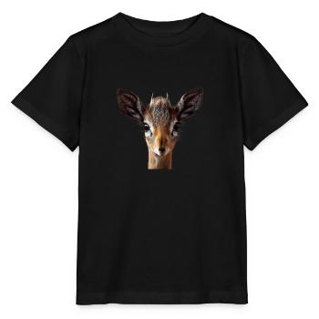 Antilope, Dik - T-shirt bio MINI CREATOR Stanley/Stella Enfant - noir - Devant - Mikhail (115cm)