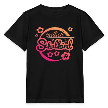 Endlich Schulkind - Stanley/Stella Kinder T-Shirt MINI CREATOR  - Schwarz - Vorne - Mikhail (115cm)