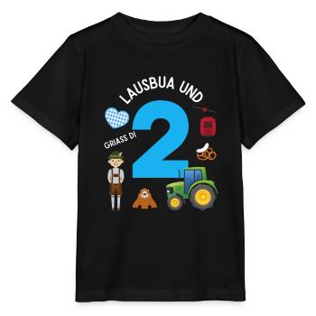 Lausbua und 2 - Stanley/Stella Kinder T-Shirt MINI CREATOR  - Schwarz - Vorne - Mikhail (115cm)