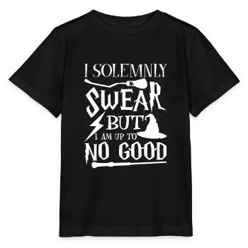 I solemnly swear but i am up to no good - T-shirt bio MINI CREATOR Stanley/Stella Enfant - noir - Devant - Mikhail (115cm)