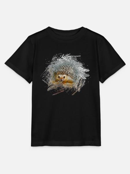 Igel - Stanley/Stella Kinder T-Shirt MINI CREATOR - Schwarz
