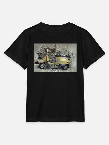 Roller in Gold - Stanley/Stella Kinder T-Shirt MINI CREATOR - Schwarz