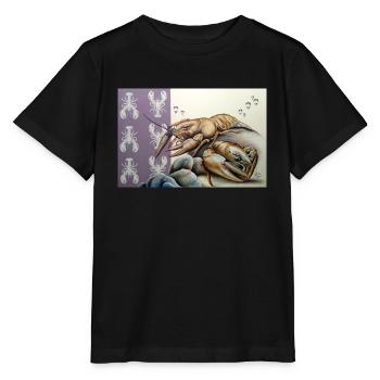 Cancer noble - T-shirt bio MINI CREATOR Stanley/Stella Enfant - noir - Devant - Mikhail (115cm)