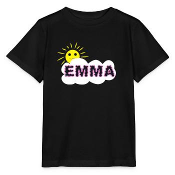 prenom fille cloud emma - T-shirt bio MINI CREATOR Stanley/Stella Enfant - noir - Devant - Mikhail (115cm)