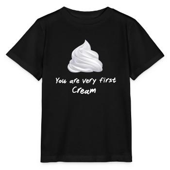 You are very first Cream - T-shirt bio MINI CREATOR Stanley/Stella Enfant - noir - Devant - Mikhail (115cm)