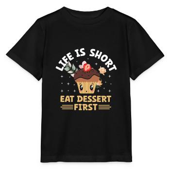 Backen Bäckerei Konditorei Konditor Bäcker Konditorei - Stanley/Stella Kinder T-Shirt MINI CREATOR  - Schwarz - Vorne - Mikhail (115cm)