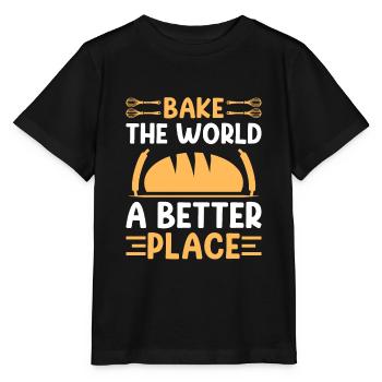 Boulangerie Boulangerie Pâtisserie Confiserie Boulanger Confiserie - T-shirt bio MINI CREATOR Stanley/Stella Enfant - noir - Devant - Mikhail (115cm)