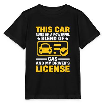 Driving License Passed New Driver Permit Driving S - Stanley/Stella MINI CREATOR Kids’ T-Shirt - black - Front - Mikhail (115cm)