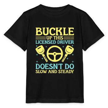 Driving License Passed New Driver Permit Driving S - Stanley/Stella MINI CREATOR Kids’ T-Shirt - black - Front - Mikhail (115cm)