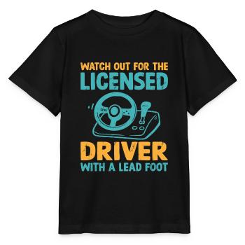 Permis de conduire passé Nouveau permis de conduire S - T-shirt bio MINI CREATOR Stanley/Stella Enfant - noir - Devant - Mikhail (115cm)