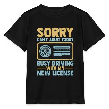 Permis de conduire passé Nouveau permis de conduire S - T-shirt bio MINI CREATOR Stanley/Stella Enfant - noir - Devant - Mikhail (115cm)