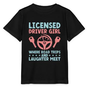 Permis de conduire passé Nouveau permis de conduire S - T-shirt bio MINI CREATOR Stanley/Stella Enfant - noir - Devant - Mikhail (115cm)