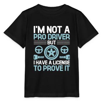 Permis de conduire passé Nouveau permis de conduire S - T-shirt bio MINI CREATOR Stanley/Stella Enfant - noir - Devant - Mikhail (115cm)