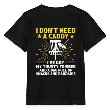 Disc Golf Player Disc Golfer Frisbee Player Par Pu - Stanley/Stella MINI CREATOR Kids’ T-Shirt - black - Front - Mikhail (115cm)