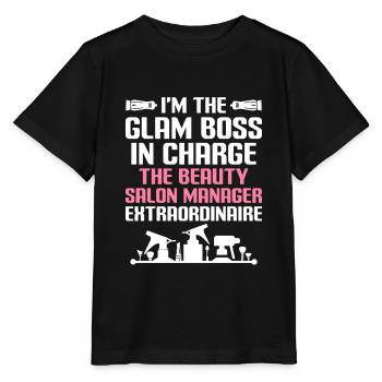 SPA Manager Job Wellness Funny SPA Management Sayi - Stanley/Stella MINI CREATOR Kids’ T-Shirt - black - Front - Mikhail (115cm)