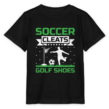 Joueur de footgolf Foot Golf Jouer Footgolfers Foot - T-shirt bio MINI CREATOR Stanley/Stella Enfant - noir - Devant - Mikhail (115cm)