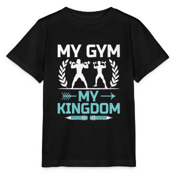 Professeur d’éducation physique Professeurs d’éducation physique École Spor - T-shirt bio MINI CREATOR Stanley/Stella Enfant - noir - Devant - Mikhail (115cm)