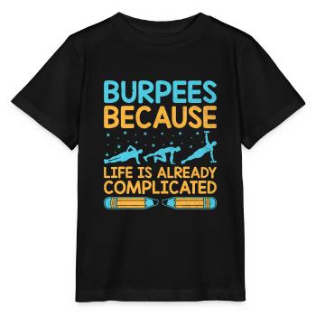 Professeur d’éducation physique Professeurs d’éducation physique École Spor - T-shirt bio MINI CREATOR Stanley/Stella Enfant - noir - Devant - Mikhail (115cm)