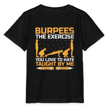 Professeur d’éducation physique Professeurs d’éducation physique École Spor - T-shirt bio MINI CREATOR Stanley/Stella Enfant - noir - Devant - Mikhail (115cm)