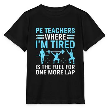 Professeur d’éducation physique Professeurs d’éducation physique École Spor - T-shirt bio MINI CREATOR Stanley/Stella Enfant - noir - Devant - Mikhail (115cm)