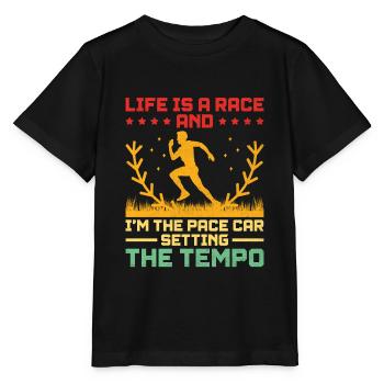 Professeur d’éducation physique Professeurs d’éducation physique École Spor - T-shirt bio MINI CREATOR Stanley/Stella Enfant - noir - Devant - Mikhail (115cm)