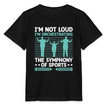 Professeur d’éducation physique Professeurs d’éducation physique École Spor - T-shirt bio MINI CREATOR Stanley/Stella Enfant - noir - Devant - Mikhail (115cm)