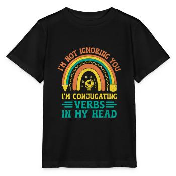 Foreign Language Teacher School Languages Teachers - Stanley/Stella MINI CREATOR Kids’ T-Shirt - black - Front - Mikhail (115cm)