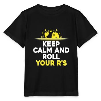 Foreign Language Teacher School Languages Teachers - Stanley/Stella MINI CREATOR Kids’ T-Shirt - black - Front - Mikhail (115cm)