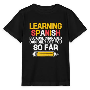 Foreign Language Teacher School Languages Teachers - Stanley/Stella MINI CREATOR Kids’ T-Shirt - black - Front - Mikhail (115cm)