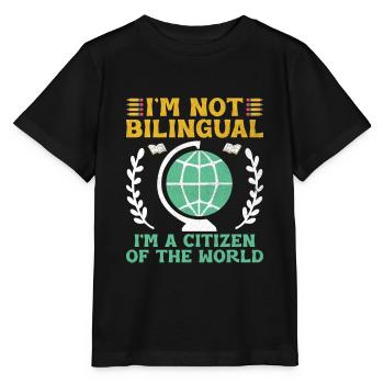 Foreign Language Teacher School Languages Teachers - Stanley/Stella MINI CREATOR Kids’ T-Shirt - black - Front - Mikhail (115cm)