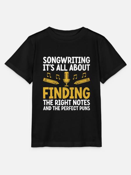 Musicista Cantautore Cantante Musicista Musica Musica Pr - T-shirt MINI CREATOR barn från Stanley/Stella - svart