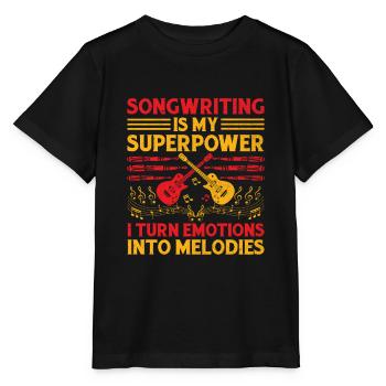 Musician Songwriter Singer Musician Music Music Pr - Stanley/Stella MINI CREATOR Kids’ T-Shirt - black - Front - Mikhail (115cm)