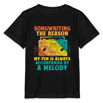Musician Songwriter Singer Musician Music Music Pr - Stanley/Stella MINI CREATOR Kids’ T-Shirt - black - Front - Mikhail (115cm)