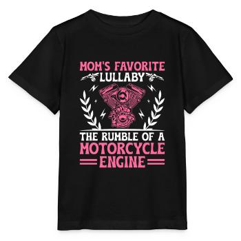 La berceuse préférée de maman : le grondement d’une moto - T-shirt bio MINI CREATOR Stanley/Stella Enfant - noir - Devant - Mikhail (115cm)