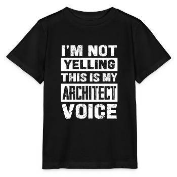 Ich Schreie Nicht Architekten Stimme - Stanley/Stella Kinder T-Shirt MINI CREATOR  - Schwarz - Vorne - Mikhail (115cm)