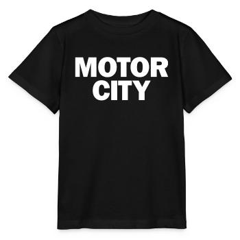 Motor City Graphic - Stanley/Stella MINI CREATOR Kids’ T-Shirt - black - Front - Mikhail (115cm)