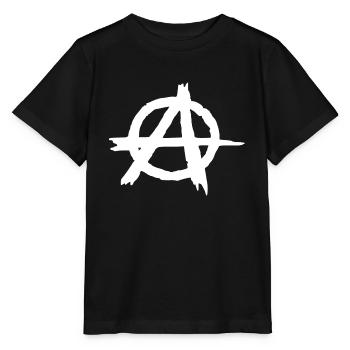 Weiße Anarchie - Stanley/Stella Kinder T-Shirt MINI CREATOR  - Schwarz - Vorne - Mikhail (115cm)