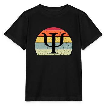 Psychology Symbol Distress - Stanley/Stella MINI CREATOR Kids’ T-Shirt - black - Front - Mikhail (115cm)