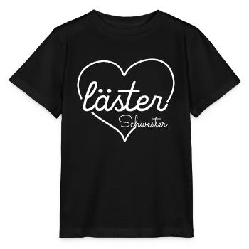 Läster Schwester - Stanley/Stella Kinder T-Shirt MINI CREATOR  - Schwarz - Vorne - Mikhail (115cm)