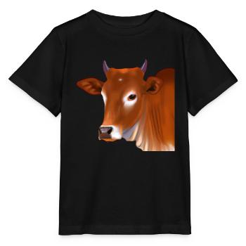 Brune Suisse - T-shirt bio MINI CREATOR Stanley/Stella Enfant - noir - Devant - Mikhail (115cm)