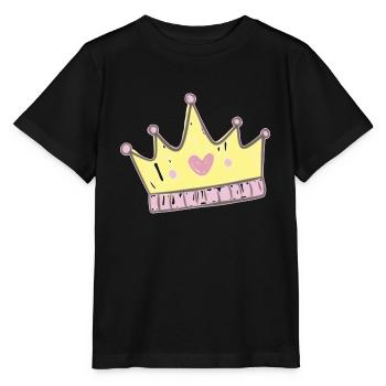 Princesse - T-shirt bio MINI CREATOR Stanley/Stella Enfant - noir - Devant - Mikhail (115cm)