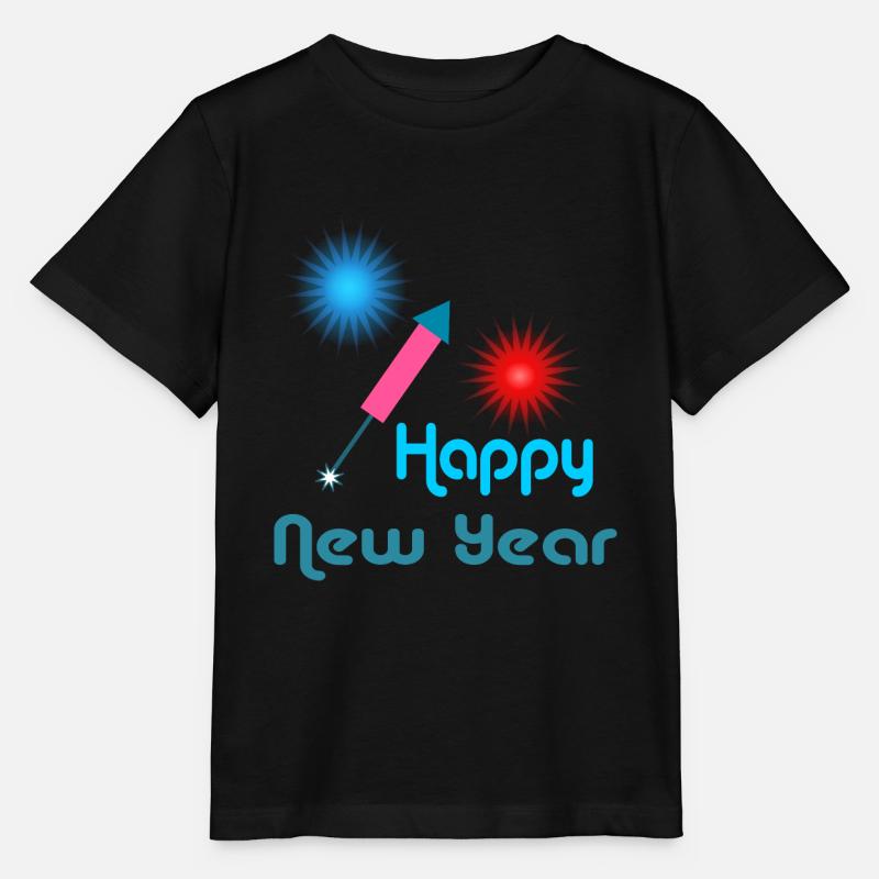 Happy New Year - T-shirt bio MINI CREATOR Stanley/Stella Enfant - noir