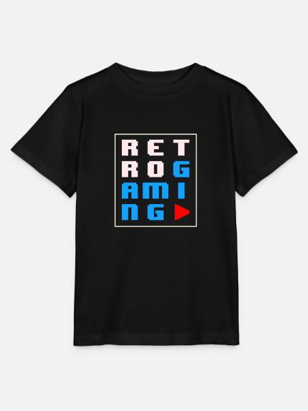 Retrogaming - Stanley/Stella Kinder T-Shirt MINI CREATOR - Schwarz