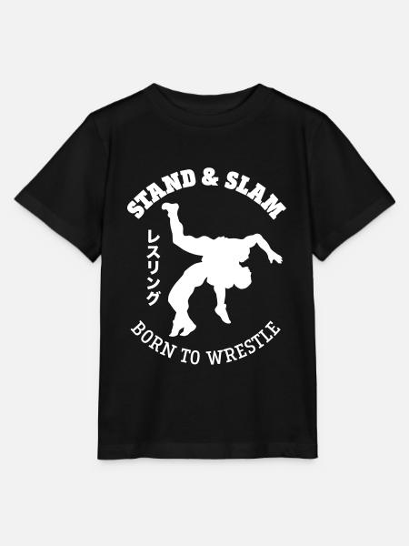 Ringer - Stanley/Stella Kinder T-Shirt MINI CREATOR - Schwarz