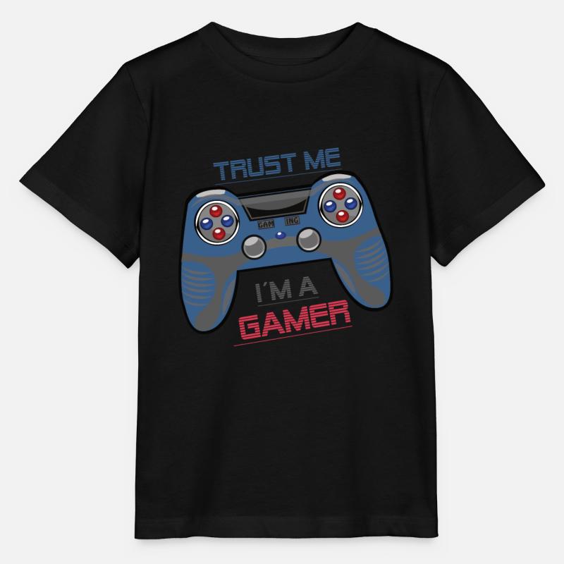 Trust me i ́m a Gamer Controller pc Fps games - Stanley/Stella MINI CREATOR Kids’ T-Shirt - black