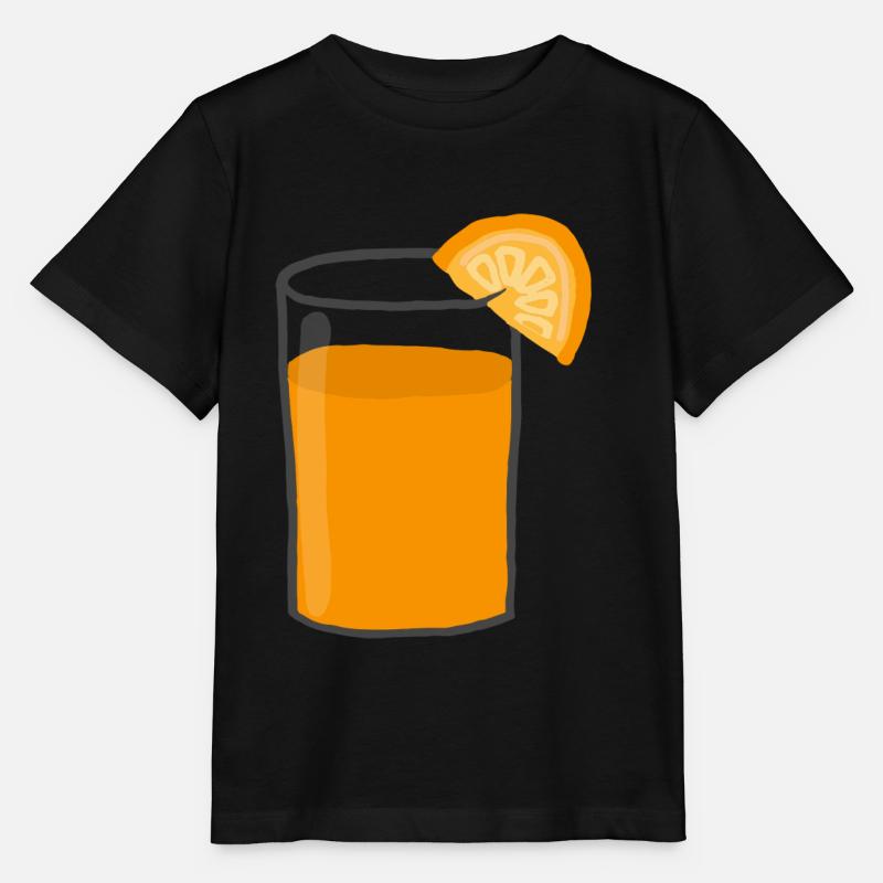 Orangensaft - Stanley/Stella Kinder T-Shirt MINI CREATOR  - Schwarz
