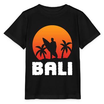 Surf surf surf de Bali Surf surfergirl - T-shirt bio MINI CREATOR Stanley/Stella Enfant - noir - Devant - Mikhail (115cm)