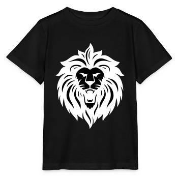 lion - Stanley/Stella MINI CREATOR Kids’ T-Shirt - black - Front - Mikhail (115cm)